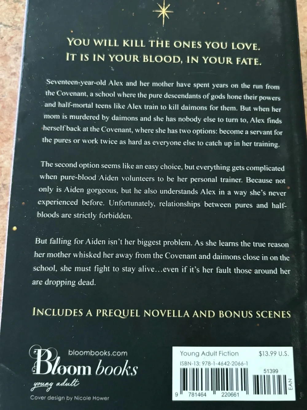 Half-Blood by Jennifer L. Armentrout - Black & Purple  Paperback